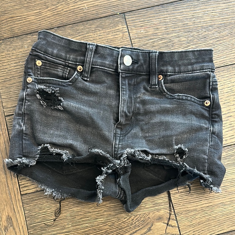 American Eagle High Rise Shortie Shorts women’s size 00